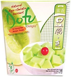 Natural Agar-gelatin Dessert (Melon Artificial Flavor) - 5oz (Pack of 6)