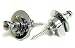 Boston Guitar Strap Locks: Chrome / Silver Strap Lock system for Guitar and Bass