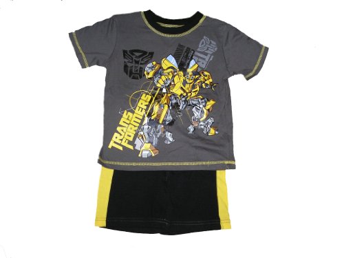 Transformers Autobots Bumblebee Boys T Shirt Shorts Set