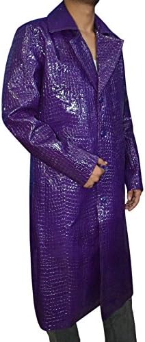 Suicide Squad Jared Leto The Joker Purple Long Coat ►Best Seller◄ (Small)