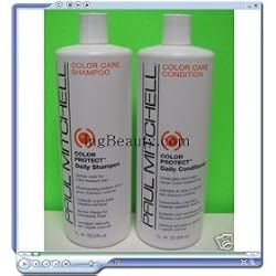 Paul Mitchell Color Protect Shampoo and Conditioner Liters Duo Set (33.8oz)