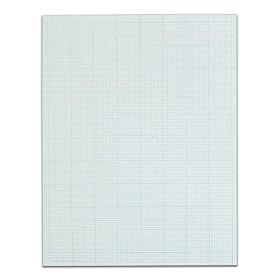 Tops Section Pads with 10 Squares, Quadrille Rule, Letter Size (8.5 x 11), White, 50 Sheets per Pad (35101)