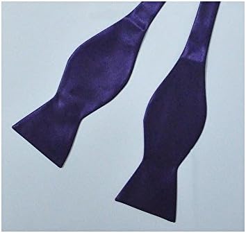 Fashion Adjustable Mens Solid Color Plain Self Bow Tie Necktie Ties Color:Modena