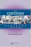The Certified Manager of Quality/organizational Excellence Handbook