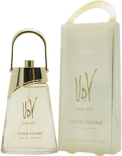 UDV GOLD ISSIME by Ulric de Varens EAU DE PARFUM SPRAY 2.5 OZ for WOMEN ---(Package Of 5)