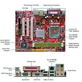 Via P4M900 Dc LGA775 Max 2GB Matx Vid Snd Lan PCIEX16 2PCI