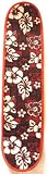 Spindog 31.375 x 7.5 Ausmosis Floral Complete Street Skate Red