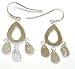 Sterling Silver Hoop Earrings (Rodium Plated)
