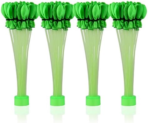 Frola Water Balloons Fill in a Minute ,148 Total Water Balloons Water Balloons ,Already Tied ! PVC Package Box (Green)