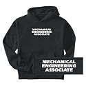 Sweatshirt Black " Word Mechanical Engineering Associate " Occupations