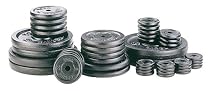York Standard Cast Iron Discs - 2 x 10 kg
