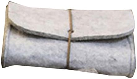 Linbia Universal Felt Pouch For Electronics And Accessories Light Gray