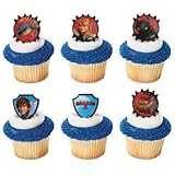 How to Train Your Dragon - Hiccup & Friends Cupcake Rings - 24 pcs