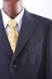 Mens Single Breasted 3 Button Navy Blazer