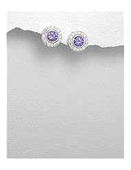 CZ Earrings In 92.5 Sterling Silver