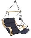 Outback Chair OBBW-234 Basket Weave Lounger, Navy