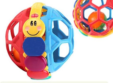 Mmary Baby Kids Buzz Bouncing Ball Newborn Bebe Baby Infant Ring Bell Toys