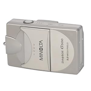 Minolta Dimage G500 5MP Digital Camera w/ 3x Optical Zoom 412X915D79L. SL500 AA300 Minolta Dimage G500 5MP Digital Camera w/ 3x Optical Zoom