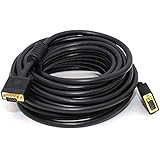 Monoprice 103590 35-Feet Super VGA Male to Male CL2 Rated Video Cable with Ferrites