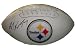 Mike Wallace Autographed Pittsburgh Steelers Logo Football, Proof Photo of Mike Signing for Us.