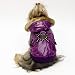 Dog Dog Collection Designer Dog Apparel - Roxie Detachable Hooded Jacket - Color: Purple, Size: S