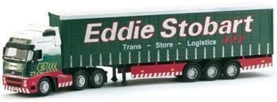 Die-Cast Metal and Plastic - Eddie Stobart Truck / Lorry - Authentic Scale 1:64 Replica -