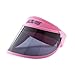 Sovis Kids Sized Pink Over 97% Uva&b Facial Protection Solar Visor Worldwide Patented