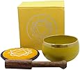 Tibetan Solar Plexus Chakra,3rd Chakra, Singing Bowl Gift Set #1