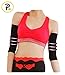 NEW Compression Slim Arms Sleeve Shaping Cellulite Slimmer Sports 1 Pair Sleeve (Black)