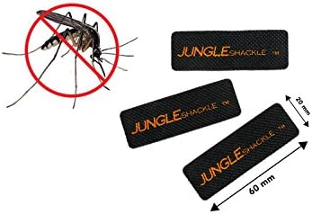 JUNGLEshackle Natural Mosquito Repellent Insect Sticker Patch, 5 Pack / 30 Stickers