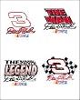 Dale Earnhardt Temporary Tattoos - SET OF 6 - Sports Merchandise