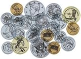 OVERHEAD US COINS SET OF 45