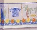 Aloha Baby Wall Border - 9" by 30'