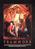 Teamwork Kegstand Drinking Beer College Keg Art Poster Print - 24