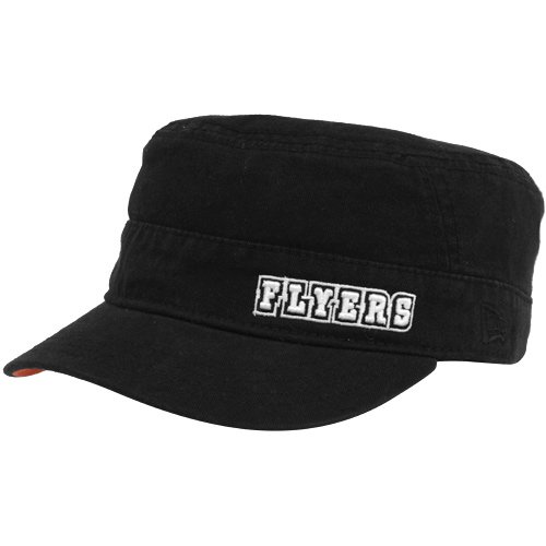 New Era Philadelphia Flyers Ladies Black Adjustable Military Hat