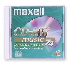1-pack CD-RW Media 74min- for Audio Only