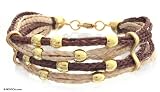Palm bracelet, 'Brazilian Sunshine' 0.6 W 7.3 L