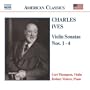 Ives: Violin Sonatas Nos. 1-4