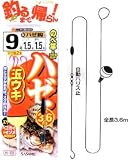 ささめ針(SASAME) ハゼ玉ウキ(3.6m ハゼ) 赤 鈎6/ハリス0.8 H-101