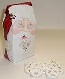 Scott's Cakes Yogurt Pretzels 1/2 Pound Standing Santa Box