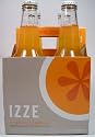 Izze Sparkling Clementine Soda Full Case (24 12oz Bottles)