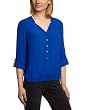 MEXX Damen Bluse N1LSB025, Gr. 38, Blau (436)
