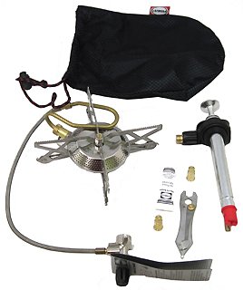 Primus Gravity II Lightweight Compact Portable Outdoor MF Stove w/Windscreen and Heat Reflector