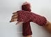 Crochet pattern, crochet arm warmer pattern, finger less glove, mitten wrist warmer (113)