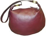 412XQlplrSL._SL160_ - Leather Hobo Sling Handbag in Burgundy Made in the USA and Buttery Soft - hobo-clutch-purse