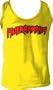 Hulk Hogan "hulkamania" Sleeveless T-shirt Gold [Apparel] [Apparel]