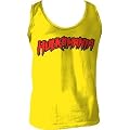 Hulk Hogan "hulkamania" Sleeveless T-shirt Gold [Apparel] [Apparel]