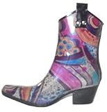 Corkys Rain Boots in Multi Swirl Design for Girls Size Small 10-11