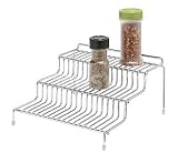 CHROME SPICE RACK - 3 TIER