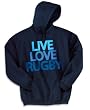 Live Love Rugby Hooded Sweatshirt